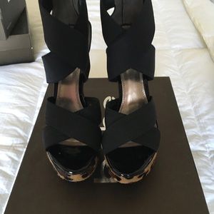 Bebe platform sandals - size 6